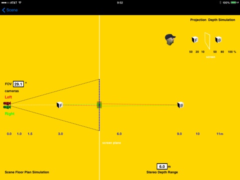 SD 3D Stereo Depth Calculator for iPad screenshot 2