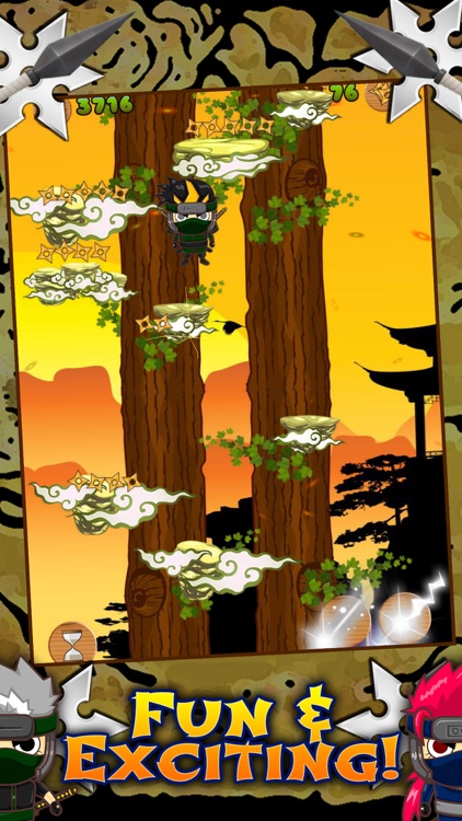 Awesome Ninja Jump Adventure Game FREE screenshot-3