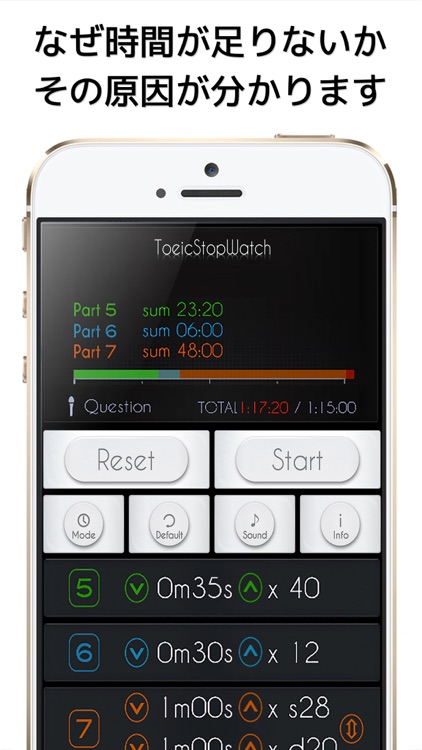 ToeicStopWatch：ストップウォッチ/タイマー for TOEIC