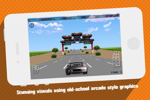 GT Driving Tour - Retro Arcade Car Racing Game screenshot 2