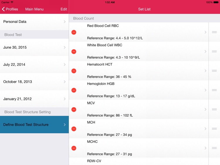 My Blood Test for iPad screenshot-4