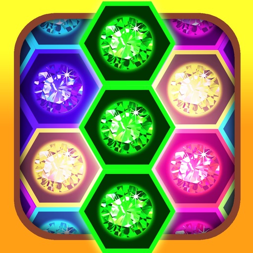 Gem Swap Drop! Pop The Mine Diamond Puzzle Dig-ger with Friends Deluxe 3 iOS App
