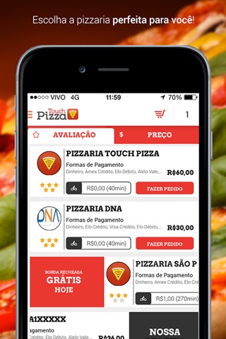 Touch Pizza - Pizza Delivery screenshot 3