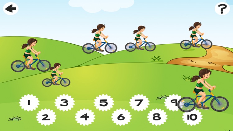 123 Bike Count-ing & Learn-ing Number-s To Ten! Great Kid-s Games screenshot-4