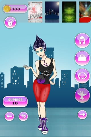 Cool Punk Girl Dress Up Pro - play best fashion dressing game screenshot 4
