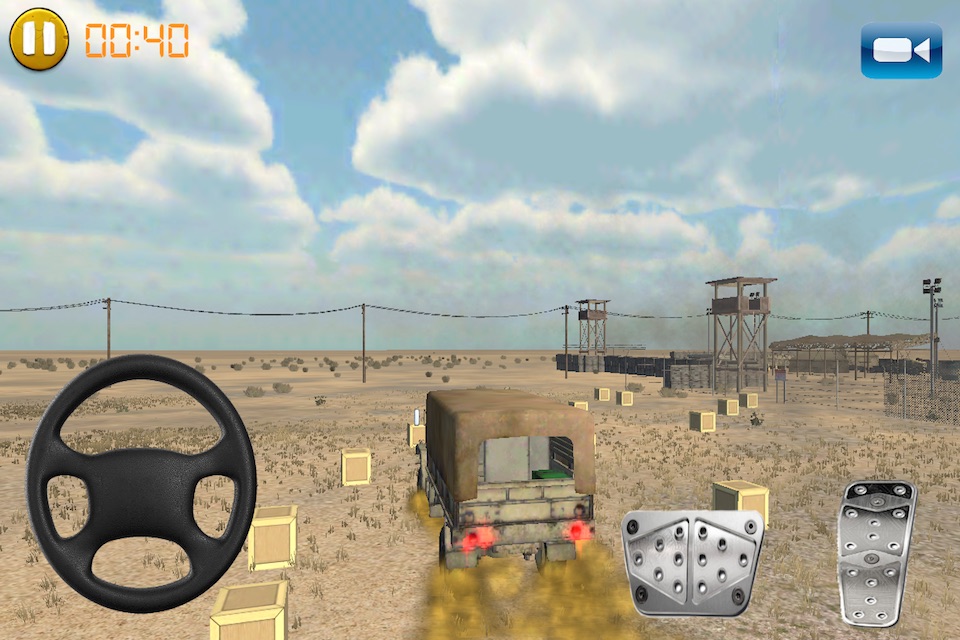 Army Trucks Emergency Parking : Battle-Ground  Rumble. Play Real Redline Game screenshot 2