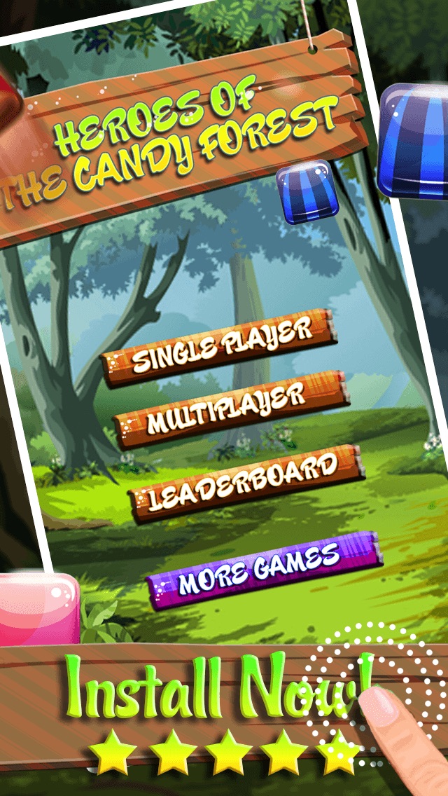 HEROES OF THE CANDY FOREST - MATCH-3 PUZZLE AND LOGIC GAME MANIA 1.0 IOS GAME GIẢI TRÍ HEROES OF THE CANDY FOREST - MATCH-3 PUZZLE AND LOGIC GAME MANIA 1.0 IOS