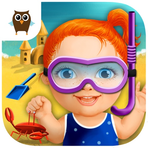 Sweet Baby Girl Beach Picnic - Kids Game Icon