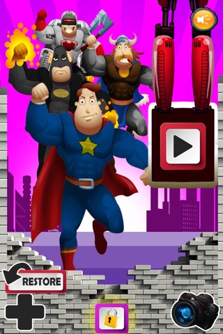 Create and Make Superheroes Dress Up Game screenshot 2