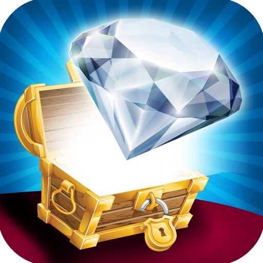 Gem Scavenger Hunt Pro: Treasure Cove Jewel Match Puzzle Game (For iPhone, iPad, iPod) Icon