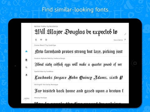 FontScout - Find Great Fonts on MyFonts screenshot 2