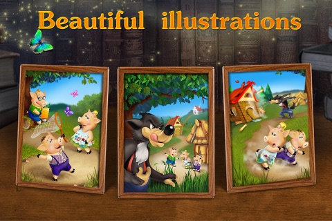 The three little pigs - preschool & kindergarten fairy tales book free for kids screenshot 2