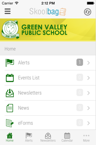 Green Valley Public School - Skoolbag screenshot 2