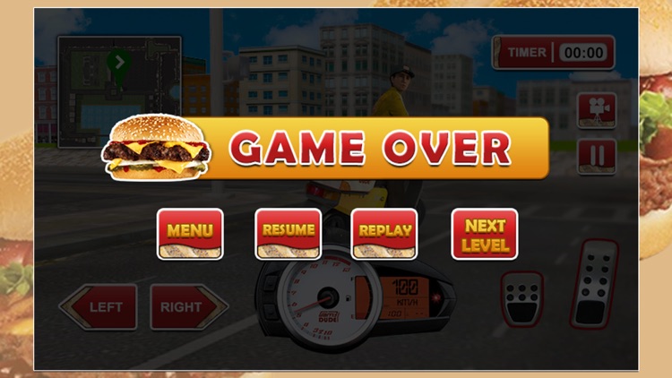 3D Burger Boy Simulator - Crazy motor bike rider and delivery bikers riding simulation adventure game screenshot-4