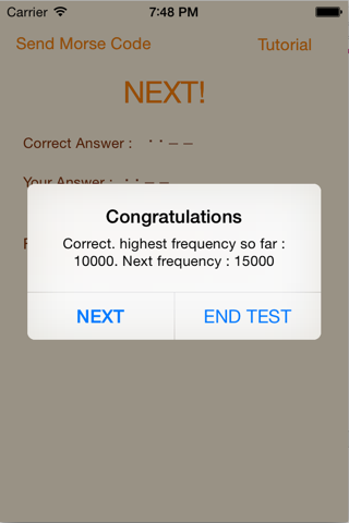 Frequency Hearing Range Test screenshot 2