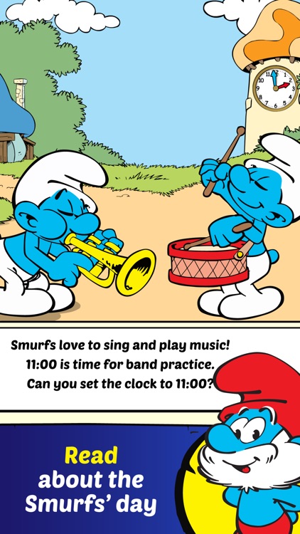 Telling Time with the Smurfs