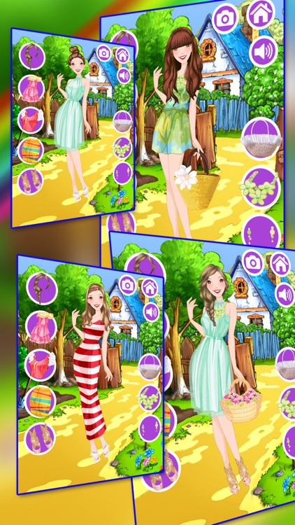 Rainbow Dress Up Game For Girl's