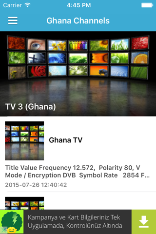 Ghana TV Channels Sat Info screenshot 2