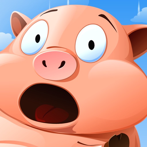 Piggies Free Fall iOS App