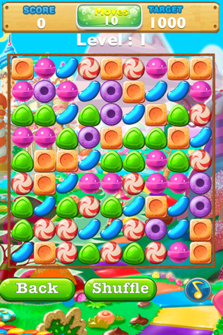Candy Mania Blitz - Best Matching 3 Puzzle Free Children and Kids Games screenshot 2