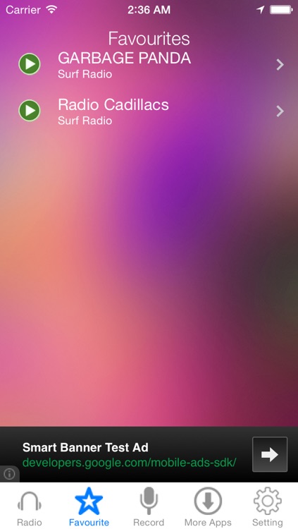 Surf Music Radio Recorder