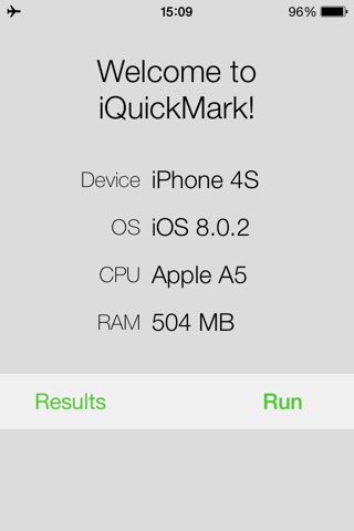 iQuickMark Ultimate Performance Tester screenshot 2