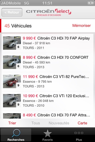 Citroën Select Occasions screenshot 2