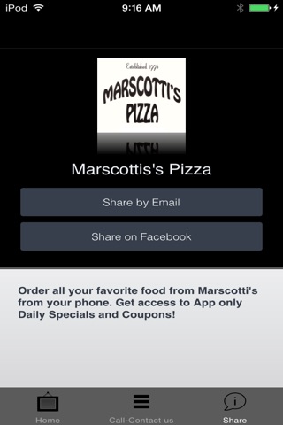 Marscotti"s Pizza screenshot 3