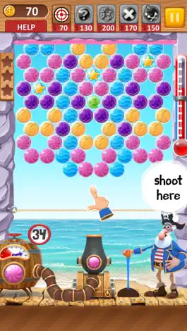 Game screenshot Bubble Shooter Archibald the Pirate apk