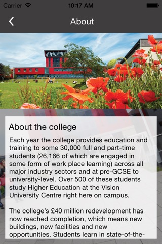 West Nottinghamshire College screenshot 2