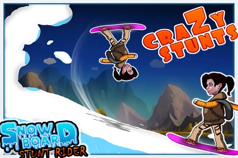 Snow Board Stunt Rider screenshot 4