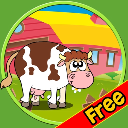 my children and their collection of farm animals - free icon