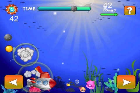 Crusher Submarine: Underwater Mine Sweeper - Torpedo Hero screenshot 2