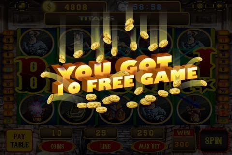 777 Clash of Titans Casino Edition Age of Slot Machine Games Pro screenshot 3