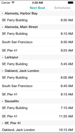 SF Bay Ferry Times(圖1)-速報App