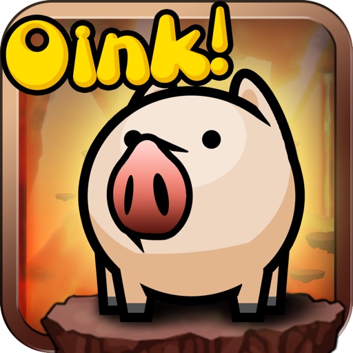 Oink! Leap Away - The endless jumping game for free iOS App