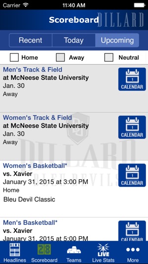 Dillard University Athletics(圖3)-速報App