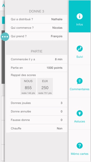 Coinchette - compteur de points à la Belote, Coinche et Cont(圖5)-速報App