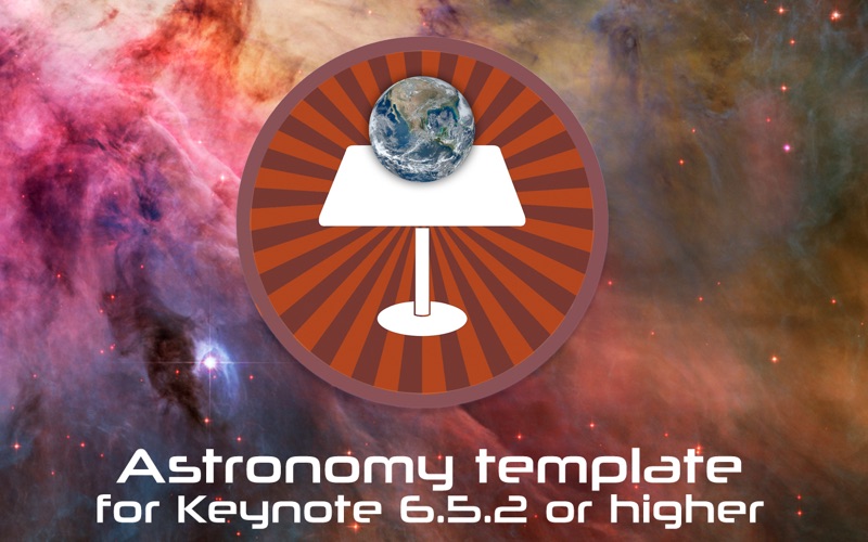 A Plus Keynote templates Astronomy thumbnail 1