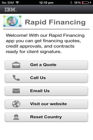 IBM Rapid Financing screenshot 3