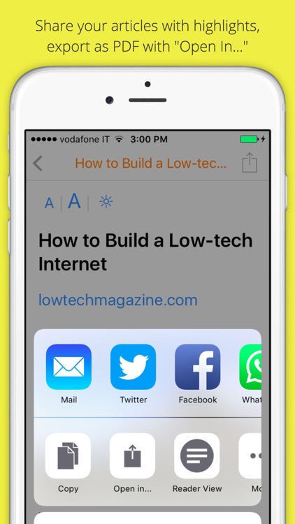 ReaderView - Reader Mode for Safari