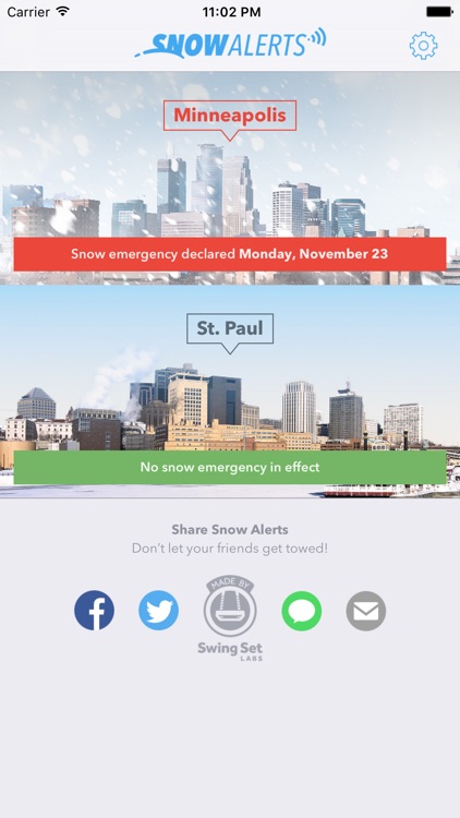 Snow Alerts