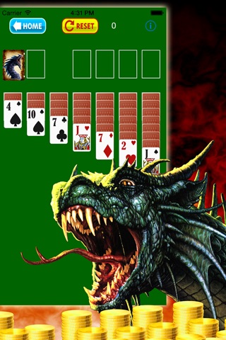 Jurassic Solitaire Deluxe - An Addictive Cards Game With Wild Dragons! screenshot 2