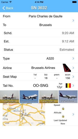 Brussels Airport - iPlane Vluchtinformatie(圖2)-速報App