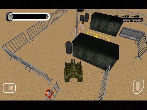 3D RC армии танк Парковка Школа и водитель симулятор для iPad