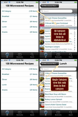 130 Microwaved Recipes screenshot 2