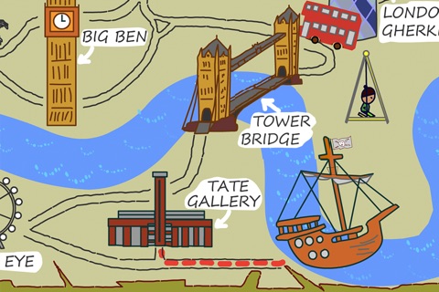 Treasure Hunt Map in London screenshot 2
