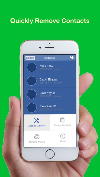 Clean & Clear Duplicate Master Contact Cleaner Pro - Monitor & Check Memory Disk RAM screenshot-4
