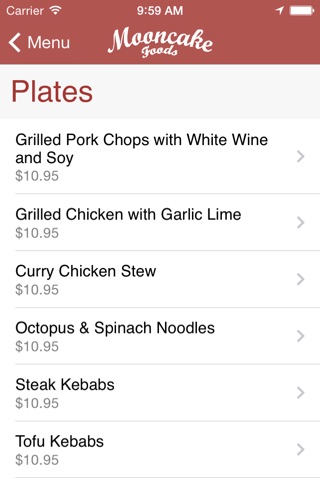 Mooncake Foods Ordering screenshot 3