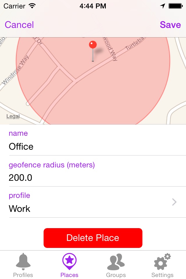 Do Not Disturb - with locations and groups screenshot 3